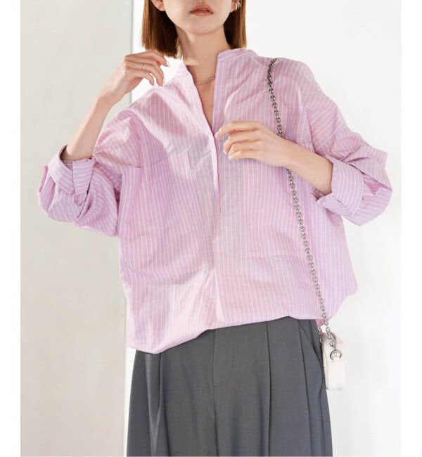 JOURNAL STANDARD「《追加2》ハードマンズリネンコットンスキッパーシャツ」|シャツ・ブラウス|