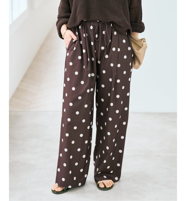 Spick and Span「《一部店舗+WEB限定 / 予約》ドットプリントイージーパンツ」|その他|