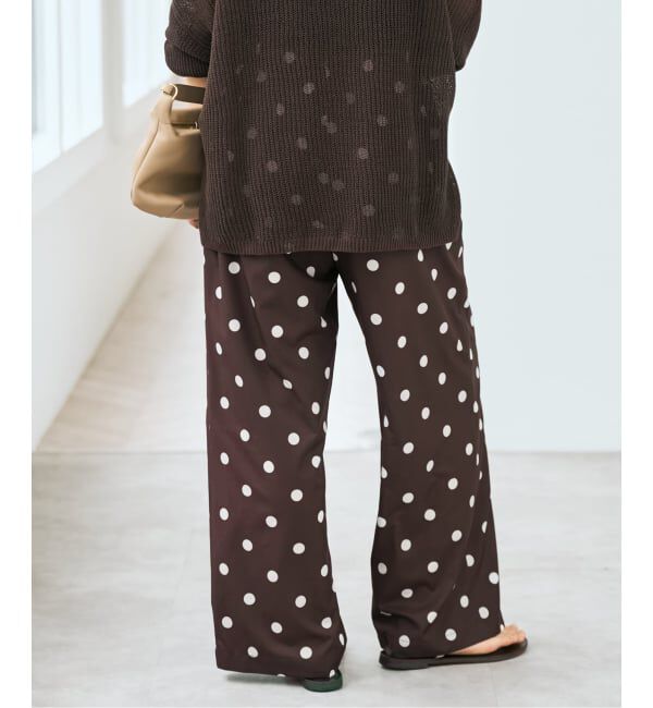 Spick and Span「《一部店舗+WEB限定 / 予約》ドットプリントイージーパンツ」|その他|