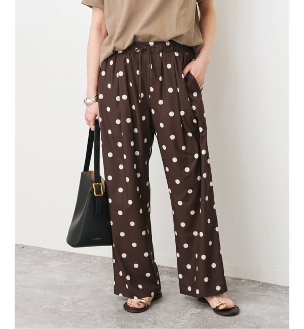 Spick and Span「《一部店舗+WEB限定 / 予約》ドットプリントイージーパンツ」|その他|