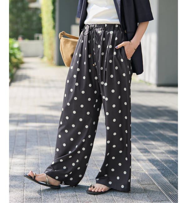 Spick and Span「《一部店舗+WEB限定 / 予約》ドットプリントイージーパンツ」|その他|
