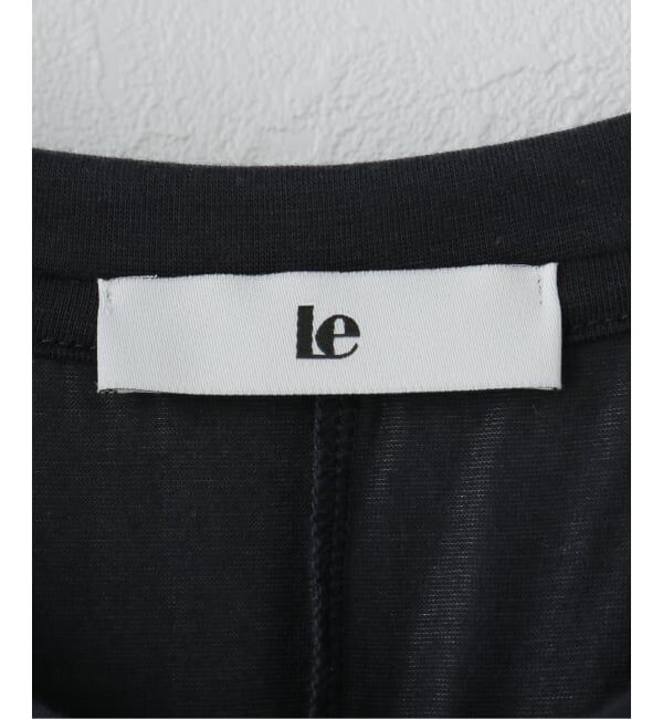 NOBLE「le / ル DRAWSTRING JERSEYDRESS」|ワンピース|