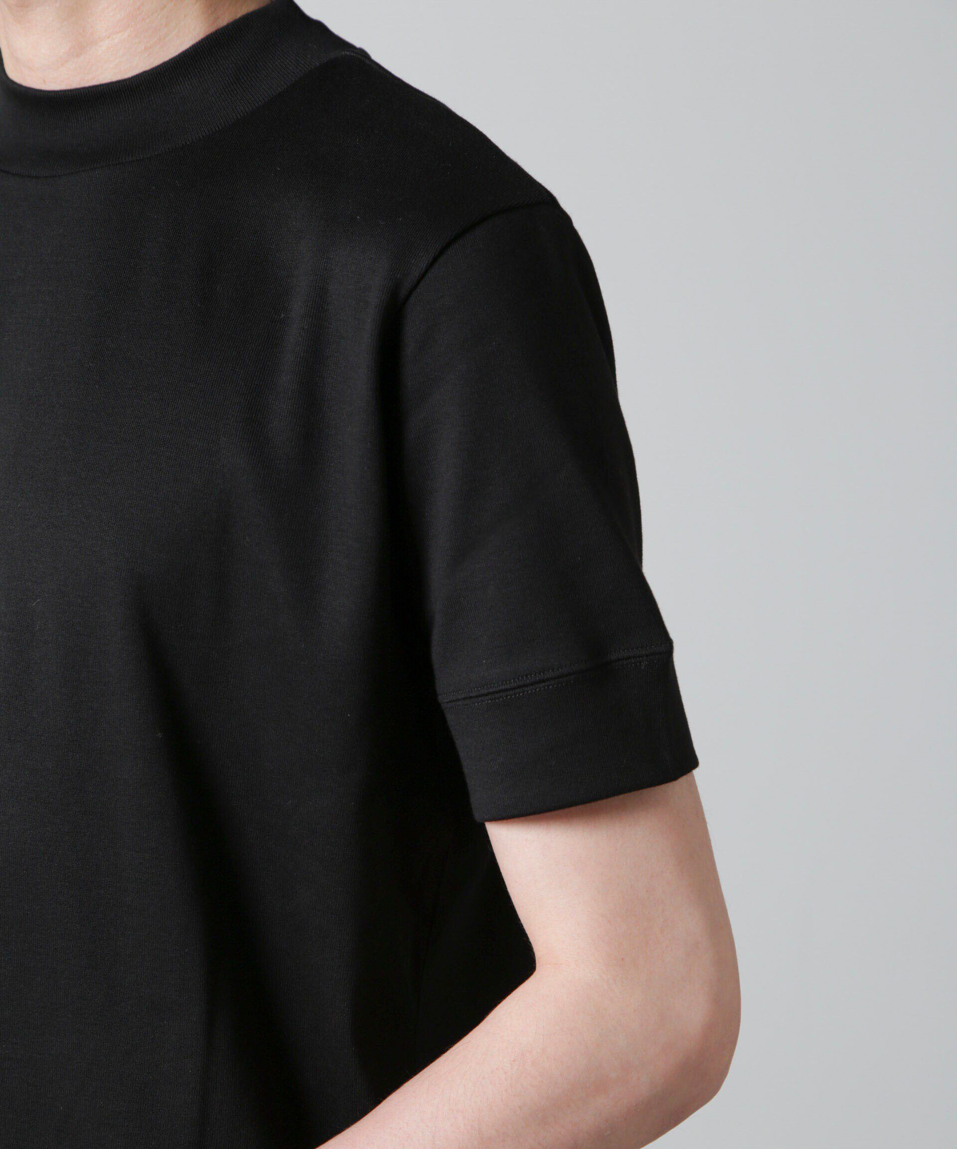 nano･universe「「FORMAL JERSEY」モックネックカットソー半袖」|Tシャツ・カットソー|