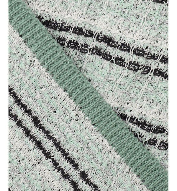 自由区「【洗える】カラーミックスツイードニット カーディガン」|カーディガン|