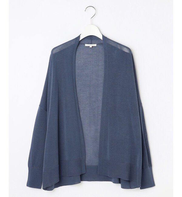 自由区「【アンサンブル対応・洗える】ドライシアーファインゲージ カーディガン」|カーディガン|
