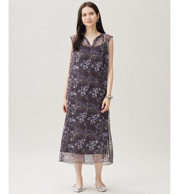 自由区「ボタニカルフラワープリント ワンピース」|ワンピース|