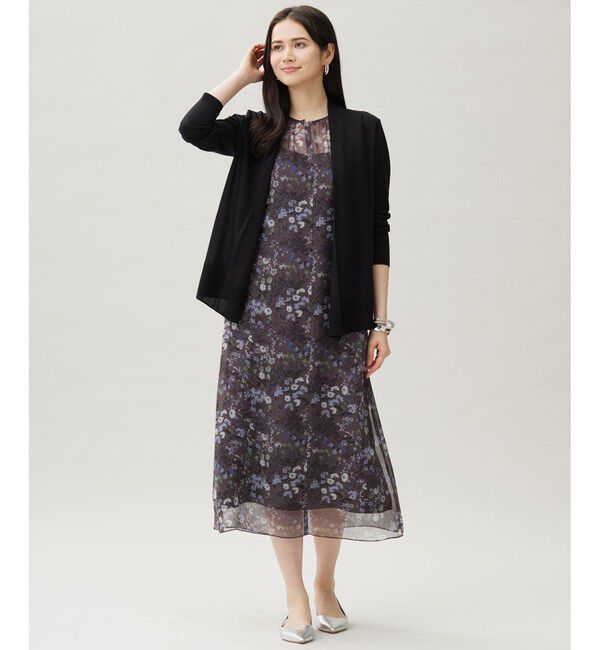 自由区「ボタニカルフラワープリント ワンピース」|ワンピース|