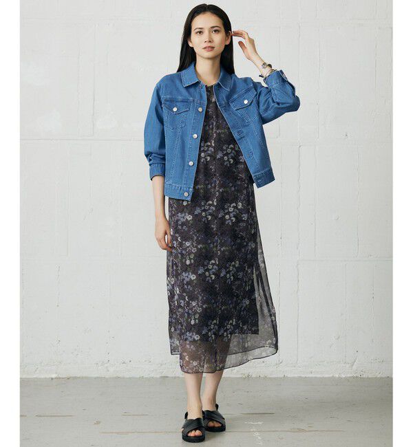 自由区「ボタニカルフラワープリント ワンピース」|ワンピース|