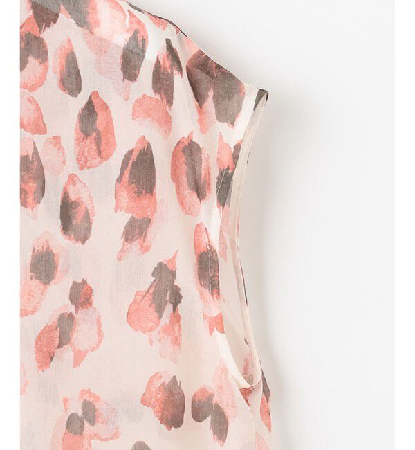 自由区「グラデーションペタルプリント ワンピース」|ワンピース|