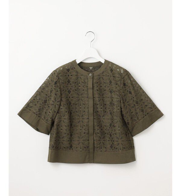 自由区「フラワータイルレース ブラウス」|シャツ・ブラウス|