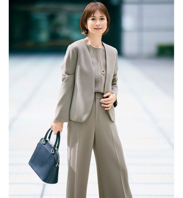 自由区「【カタログ掲載・ご好評につき新色追加・セレモニー】【MILOS】レザーポケット バッグ」|ハンドバッグ|