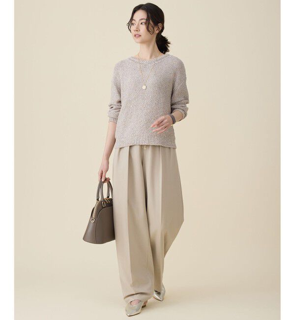 自由区「【カタログ掲載・ご好評につき新色追加・セレモニー】【MILOS】レザーポケット バッグ」|ハンドバッグ|