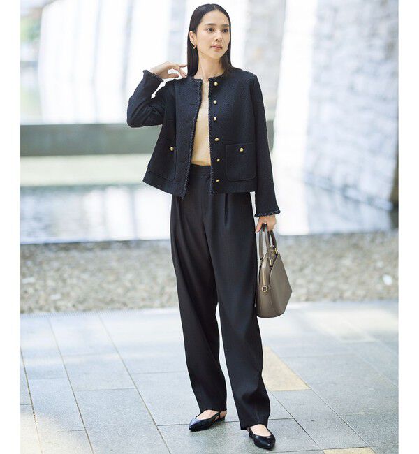 自由区「【カタログ掲載・ご好評につき新色追加・セレモニー】【MILOS】レザーポケット バッグ」|ハンドバッグ|