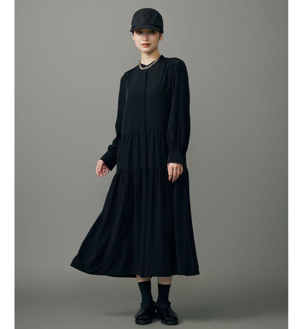 自由区「シルキータッチティアード ドレス」|ドレス|