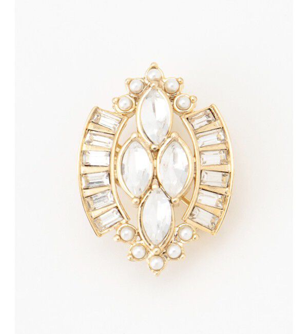 自由区「ビジューブローチ ネックレス」|ネックレス|