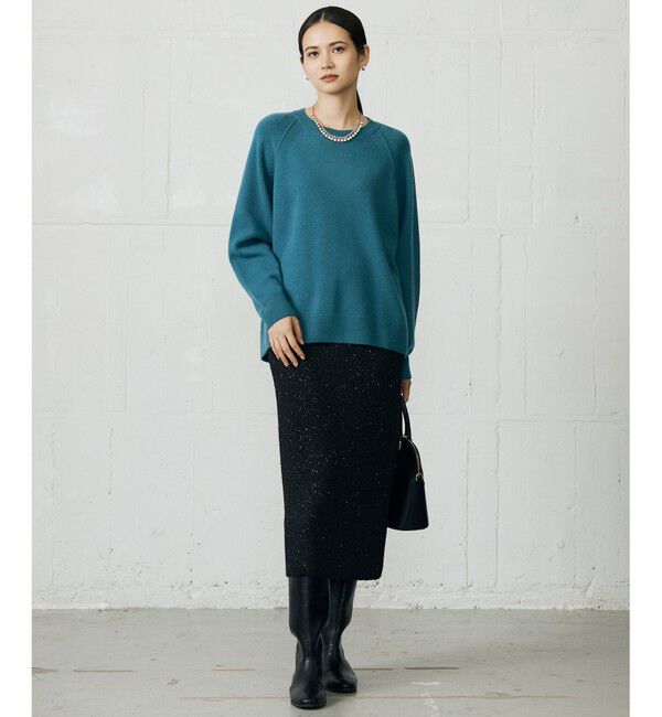 自由区「【カタログ掲載】スパンコールストレッチ スカート」|スカート|