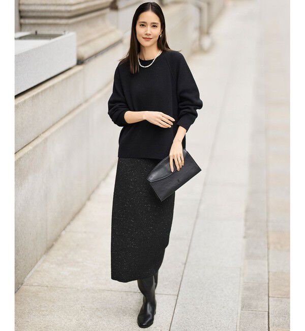 自由区「【カタログ掲載】スパンコールストレッチ スカート」|スカート|