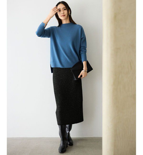 自由区「【カタログ掲載】スパンコールストレッチ スカート」|スカート|