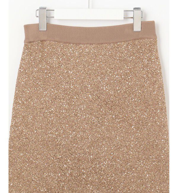 自由区「【カタログ掲載】スパンコールストレッチ スカート」|スカート|