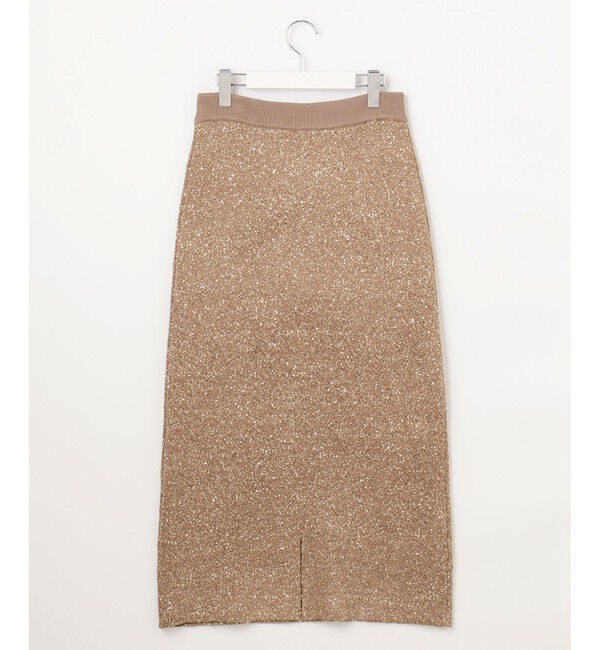 自由区「【カタログ掲載】スパンコールストレッチ スカート」|スカート|