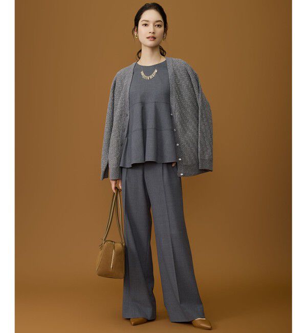 自由区「【SHIHOさん着用】ラメツイード カーディガン」|カーディガン|