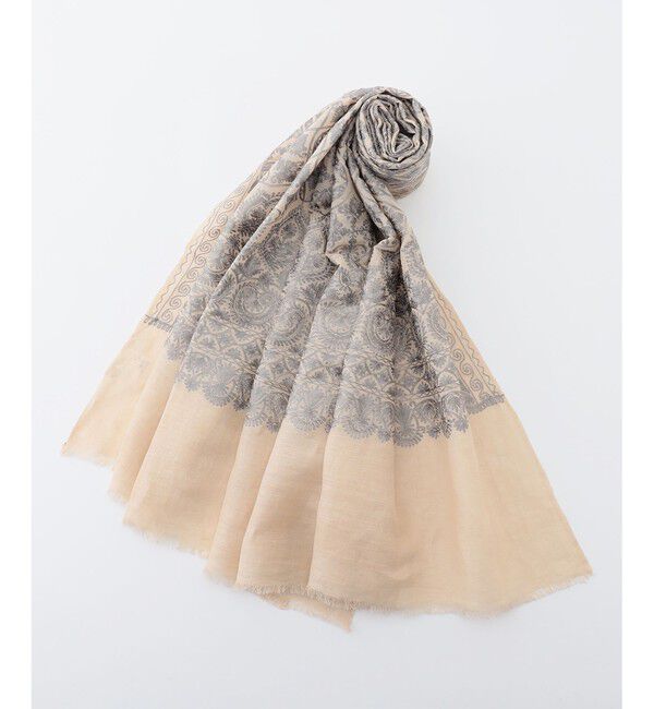 自由区「【SHIHOさん着用・冷房対策にも】レースエンブロイダリー ストール」|バンダナ・スカーフ|