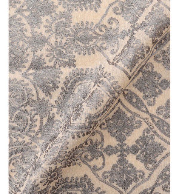 自由区「【SHIHOさん着用・冷房対策にも】レースエンブロイダリー ストール」|バンダナ・スカーフ|