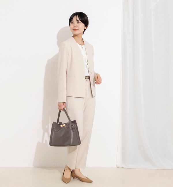 NOLLEY'S sophi「《セットアップ対応》ウォッシャブル2WAY ツイルストレッチテーパードパンツ」|その他|