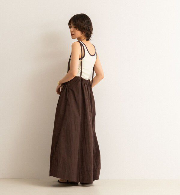 MAQWEL「【追加】【MAQWEL/マクウェル】ウォッシャブルソフトタフタワンピース」|ワンピース|