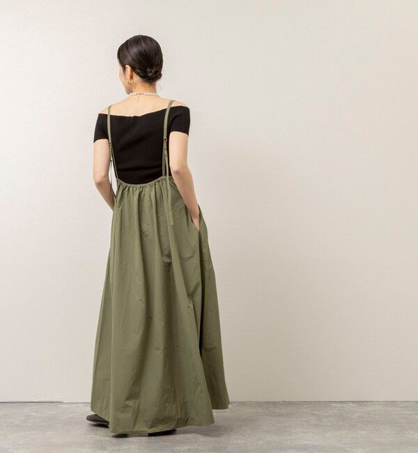 MAQWEL「【追加】【MAQWEL/マクウェル】ウォッシャブルソフトタフタワンピース」|ワンピース|