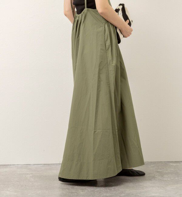 MAQWEL「【追加】【MAQWEL/マクウェル】ウォッシャブルソフトタフタワンピース」|ワンピース|