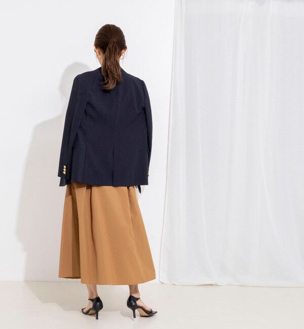 NOLLEY'S「【一部WEB限定色アイテム】ウォッシャブル高機能タックフレアースカート」|フレア|