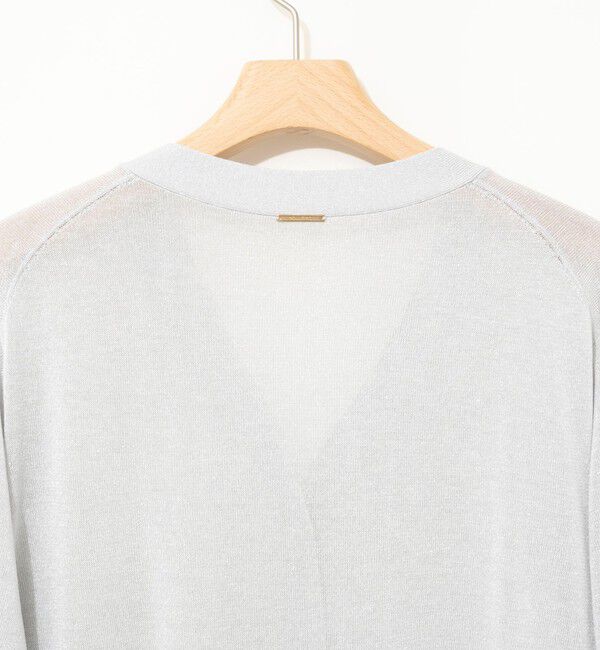 NOLLEY'S「《手洗い可能/アンサンブル対応》ラメVネックカーディガン」|カーディガン|