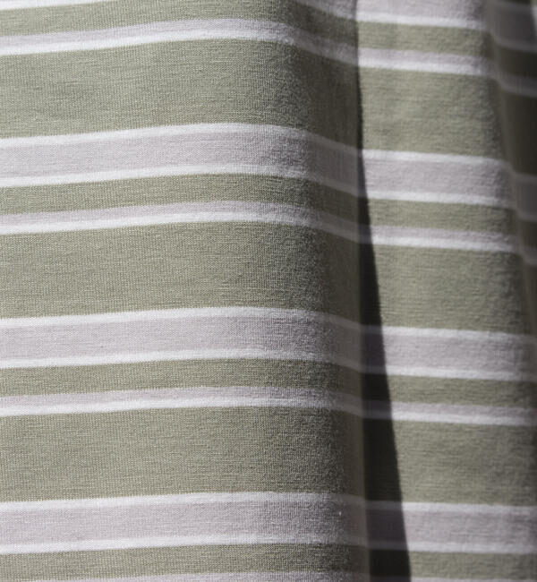 GLOSTER「【GLOSTER/グロスター】マルチボーダー リンガーTシャツ」|Tシャツ・カットソー|