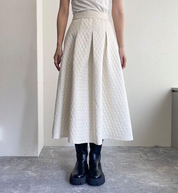 fredy emue「キルティングタックスカート」|スカート|