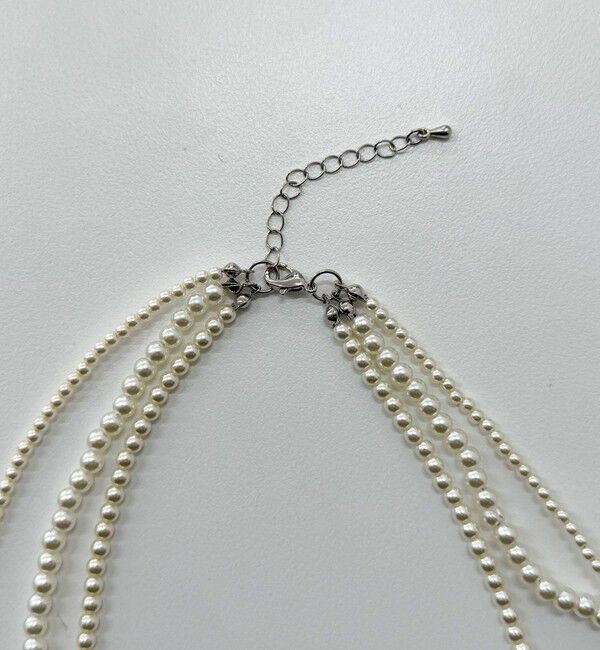 fredy emue「パール3連ロングネックレス」|ネックレス|