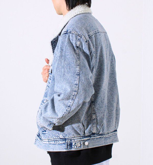 GLOSTER「デニムストームライダース 裏ボア デニムジャケット」|デニムジャケット|