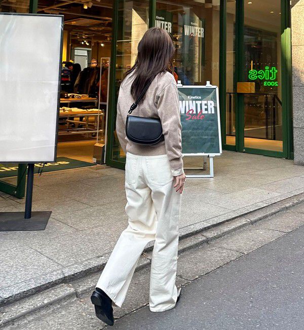 fredy emue「アーガイル柄インターシャVネックニット」|ニット・セーター|