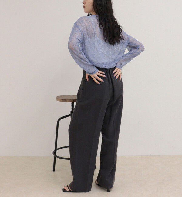 fredy emue「シアーレースロンTシャツ」|Tシャツ・カットソー|