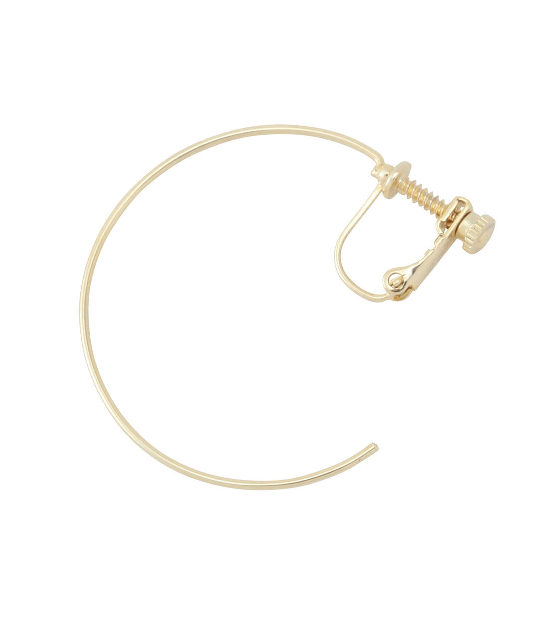 SALON adam et rope'「【SALONオリジナルBOX付き】14KGFフープイヤリング」|イヤリング|