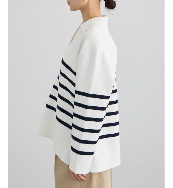 SALON adam et rope'「【WEB限定】スキッパーニットプルオーバー」|ニット・セーター|