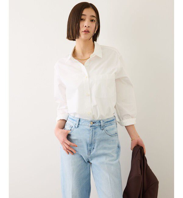 ROPE「【THOMAS MASON(トーマスメイソン)】レギュラーカラーシャツ/イージーケア」|シャツ・ブラウス|