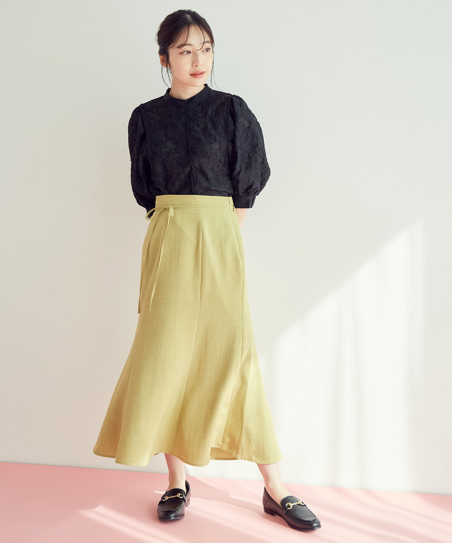 VIS「【一部サイズ公式サイト・直営店舗限定】リネンライクマーメイドスカート【sustainable】」|スカート|