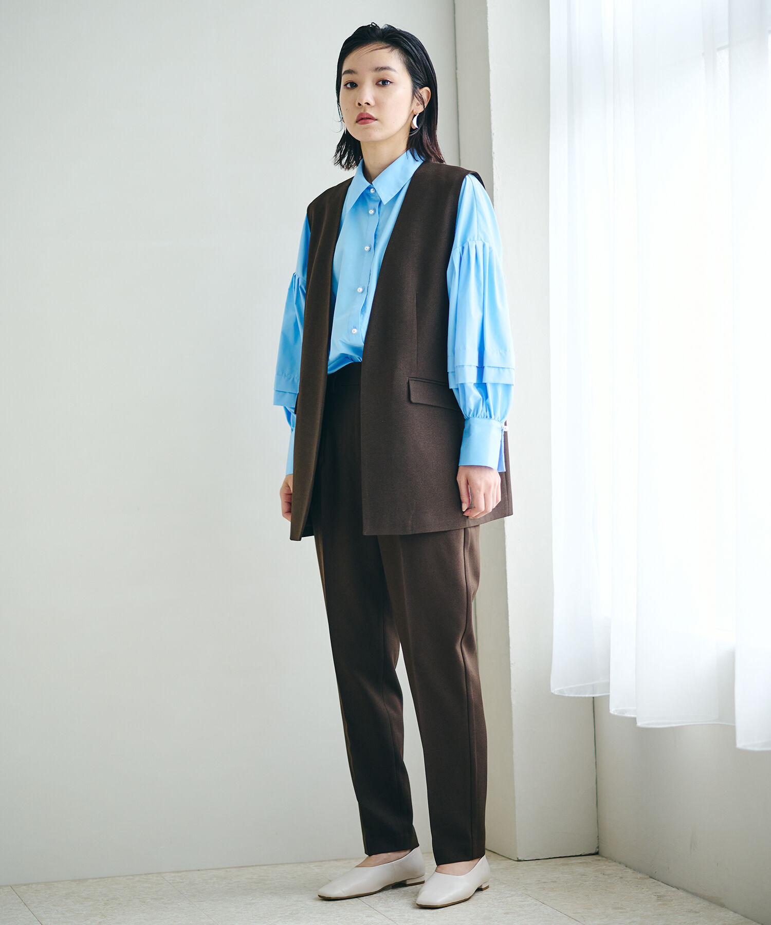 Juze「スクエアフラットパンプス」|パンプス|