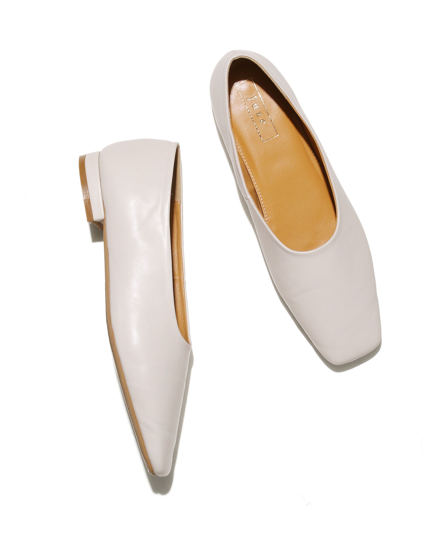 Juze「スクエアフラットパンプス」|パンプス|