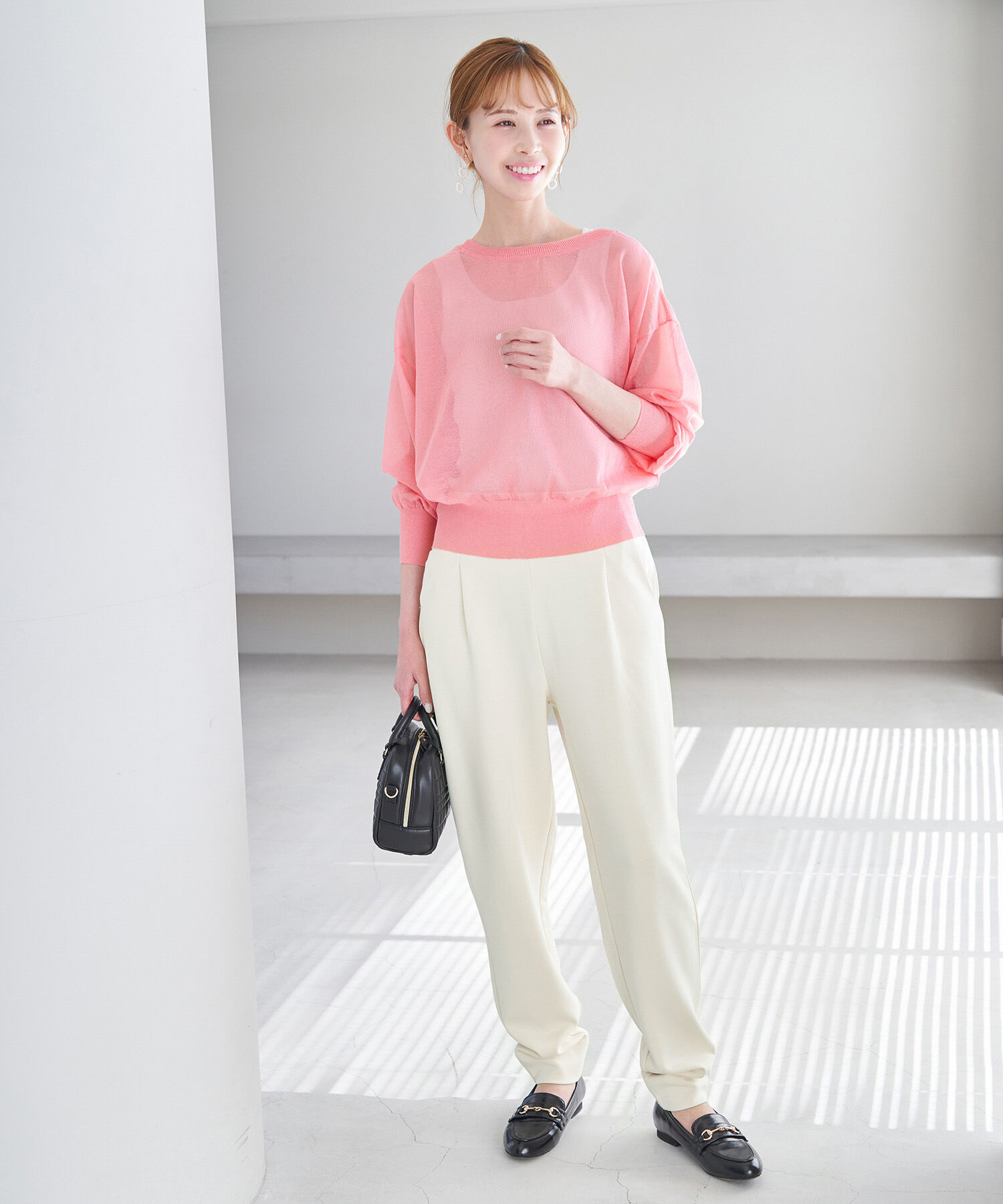 Rope&rsquo;Picnic「セットアップ対応/マシュマロタッチダンボールタックパンツ」|その他|