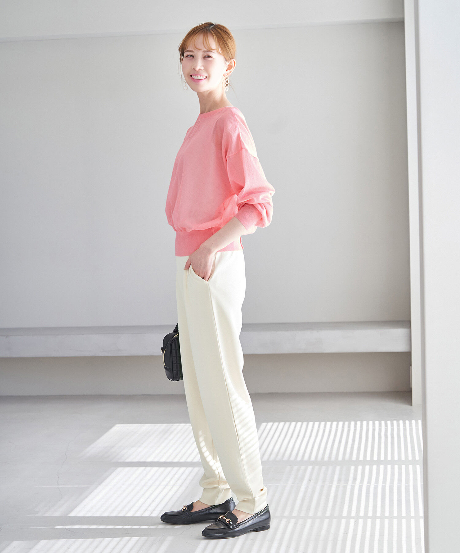 Rope&rsquo;Picnic「セットアップ対応/マシュマロタッチダンボールタックパンツ」|その他|