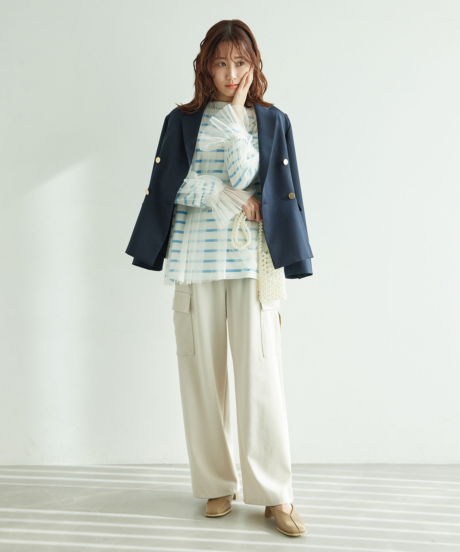 Rope&rsquo;Picnic「チュールトップス」|シャツ・ブラウス|