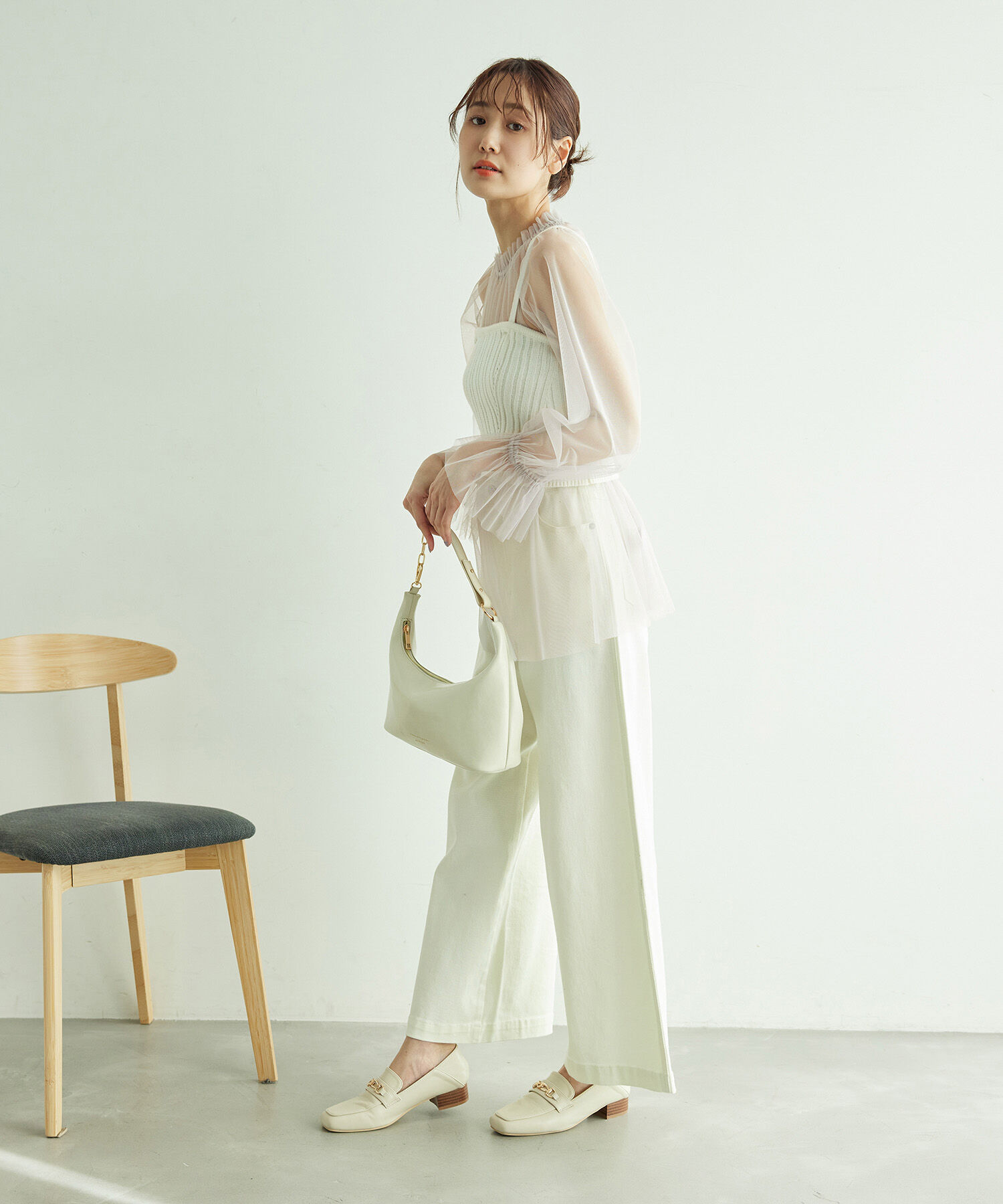 Rope&rsquo;Picnic「チュールトップス」|シャツ・ブラウス|