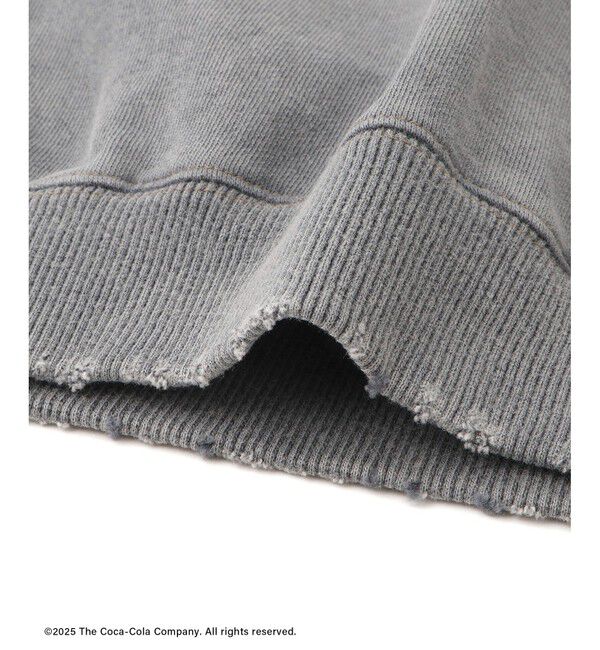 ADAM ET ROPE'「【Coca-Cola】Garment dye sweat H/S」|スウェット・ジャージ|